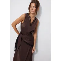 Платье Люше 4249 коричневый