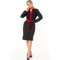 Платье Talia Fashion 414 черный+красный Платье Talia Fashion 414 черный+красный