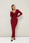 Платье Pur Pur 11-347/1 Бордовый