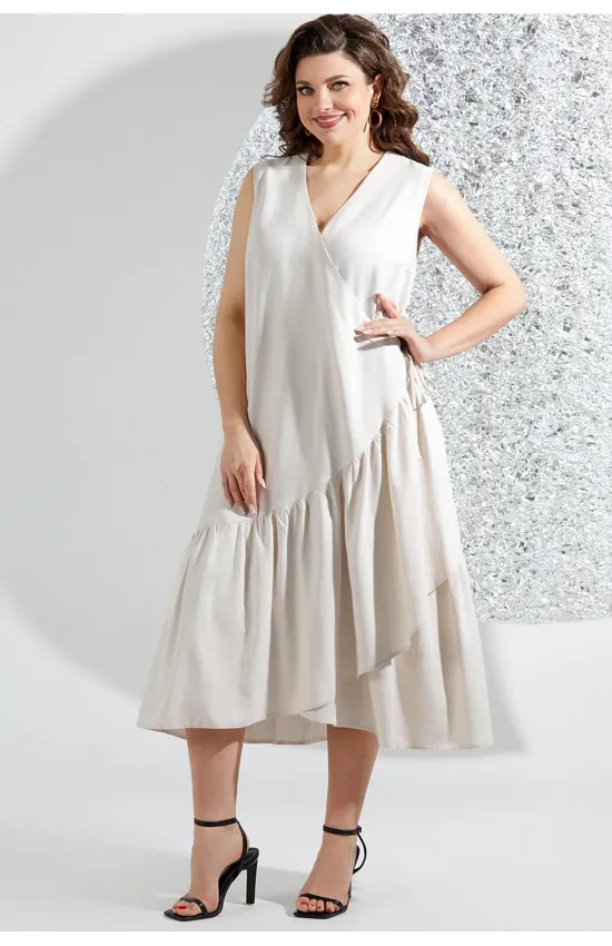 Платье Mira Fashion 5557 приглушенно-бежевый