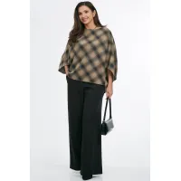 Блузка Axxa 152 бежево-черный