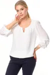Блузка Talia Fashion 415 белый