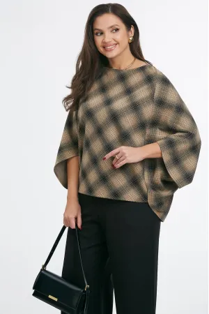 Блузка Axxa 152 бежево-черный