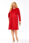 Платье Элль-Стиль 2443/1 красный Платье Элль-Стиль 2443/1 красный