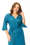 Платье T&n 7711 бирюза темная