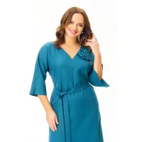 Платье T&n 7711 бирюза темная