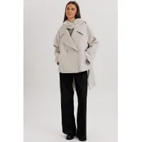 Пальто Fantazia Mod 5279 светло-серый Пальто Fantazia Mod 5279 светло-серый