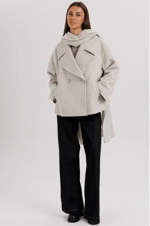 Пальто Fantazia Mod 5279 светло-серый