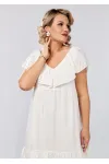 Платье Mira Fashion 5434-4 белый