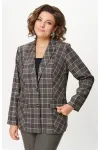 Пиджак Белэльстиль 412-314 красно-коричневая клетка