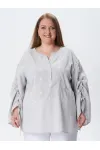 Блузка Condra Deluxe 16285 серый
