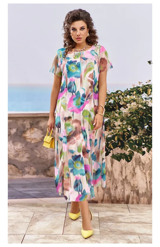 Платье Vittoria Queen 25643 мультиколор