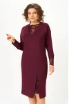 Платье Кокетка И К 1337-1 бордовый