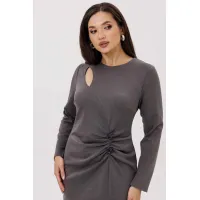 Платье Mislana 1231 серый