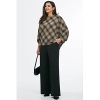 Блузка Axxa 152 бежево-черный