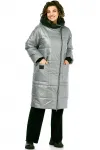 Пальто Диамант 2129 серый