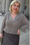 Блузка Vittoria Queen 31163 тауп