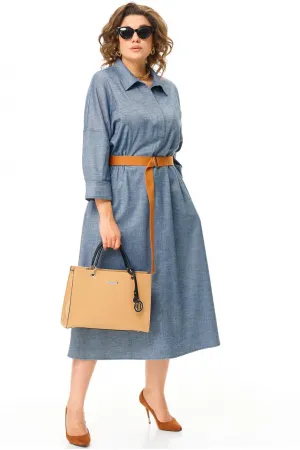 Платье Карина Делюкс М-1369 деним