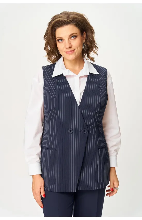 Жилет Anastasia Mak 1270-5 синий