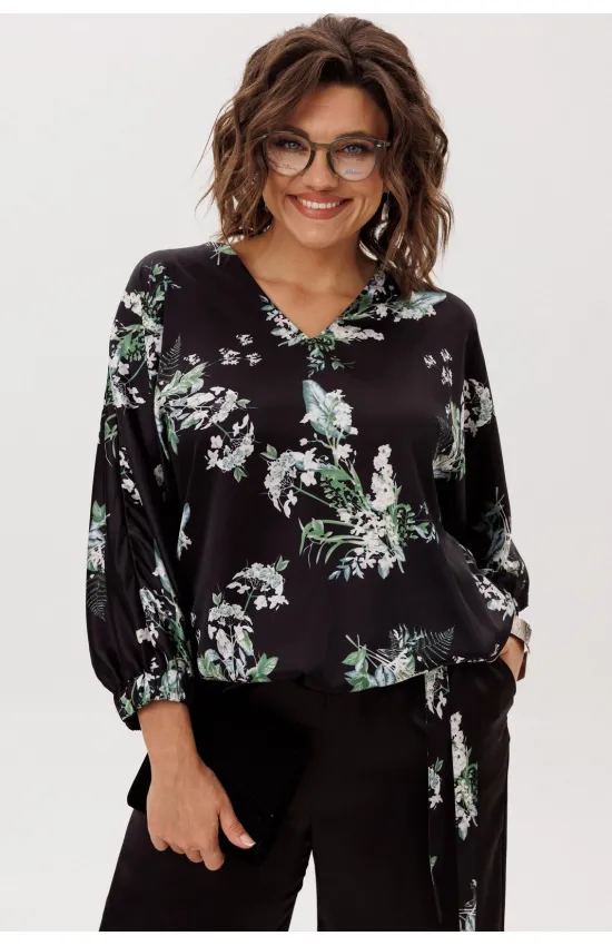 Блузка Anelli 1662 Цветы ночного сада