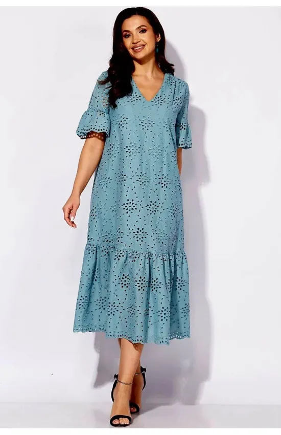 Платье Таиер 1356 изумруд