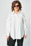 Блузка Eva Grant 7174-1 белый Блузка Eva Grant 7174-1 белый
