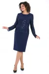 Платье Alani 2458 синий Платье Alani 2458 синий