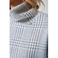 Кофта Laikony L-001-1 клетка графит Кофта Laikony L-001-1 клетка графит