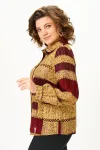 Блузка Zlata 4468 бордовый Блузка Zlata 4468 бордовый