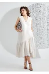 Платье Mira Fashion 5557 приглушенно-бежевый