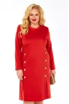 Платье Элль-Стиль 2443/1 красный Платье Элль-Стиль 2443/1 красный