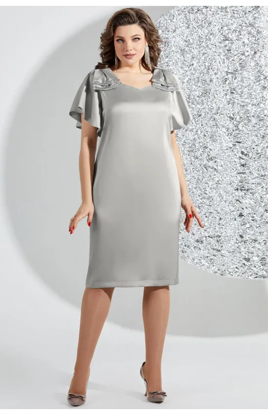 Платье Mira Fashion 5518-5 серый