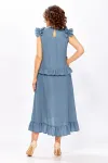 Платье Mira Fashion 5695-2 приглушенно-синий Платье Mira Fashion 5695-2 приглушенно-синий