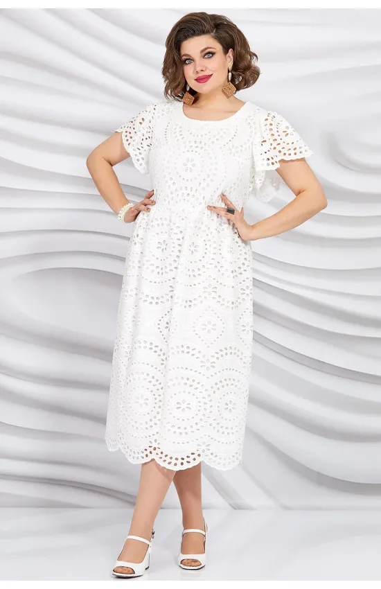 Платье Mira Fashion 5402 белый