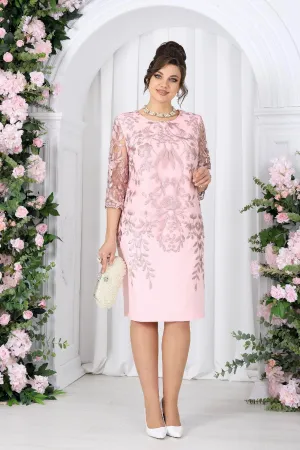 Платье Ninele 6053 Пудровый