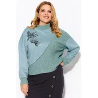 Кофта Viola Style 1175 бирюзовый