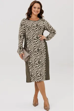 Платье Мублиз 298 олива Платье Мублиз 298 олива