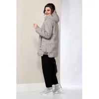 Куртка Shetti 2140 бежево-серый