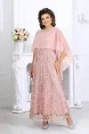Платье Ninele 7496 Пудра