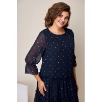 Платье Moda-Versal 2328 тёмно-синий new