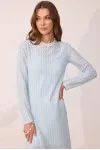 Платье Люше 4083 голубое