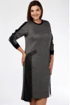 Платье Lady Style Classic 1733/1 Черный с серым