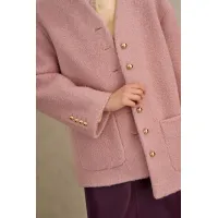 Пальто Lokka 1719 розовый