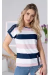 Блузка Nika.pl 030911 Hajdan-9 Сине-розовый