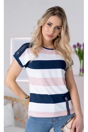 Блузка Nika.pl 030911 Hajdan-9 Сине-розовый