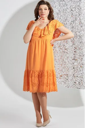 Платье Mira Fashion 5434 оранжевый
