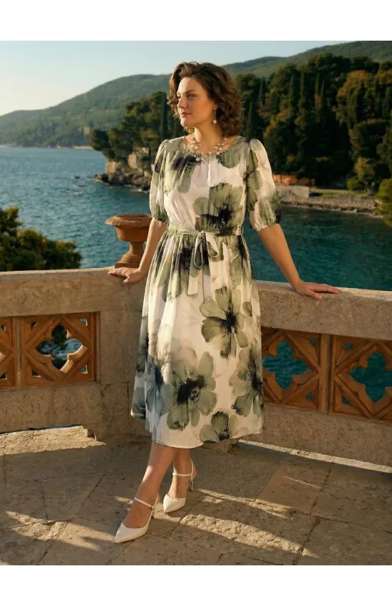 Платье Лилиана 1536 оливка