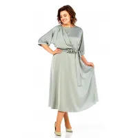 Платье Ольга Стиль С959 шалфей