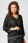 Кофта Fita 20722 Ираида черно-золотистый