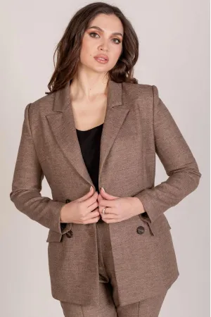 Пиджак Mislana 708 коричневый